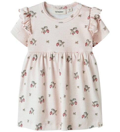 Lil"Atelier Nbfgayo Sin Ss Body Dress Lil Pink 80