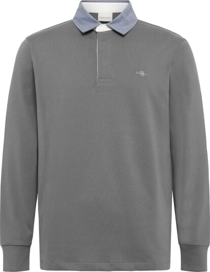 Gant Classic Heavy Rugger Grey XXL
