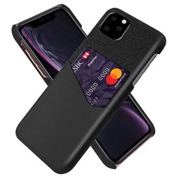 KSQ iPhone 11 Pro Deksel med Kort Lomme Svart