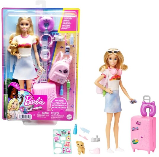 Barbie Malibu Lekesett Barbie På Reise