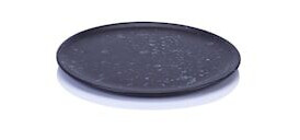 Aida Raw Asjett Svart Prikkete 20 cm Aida Raw Asjett Svart Prikkete 20 cm