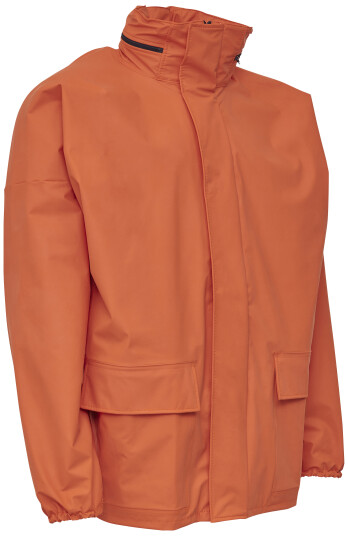 Elka Regnjakke PU 076300 oransje str. 2XL