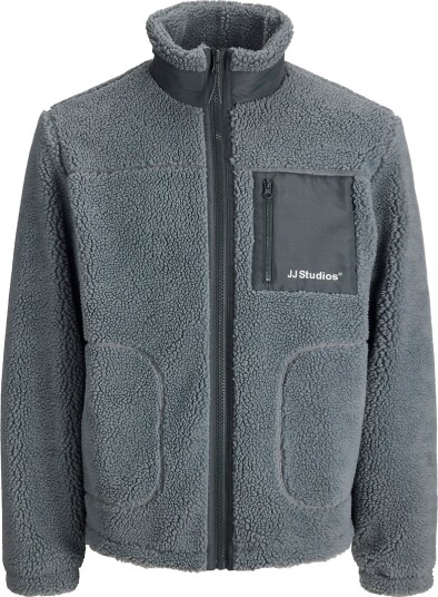 Jack & Jones Fleecejakke   JjeSoho   Turbulens   Jack & Jones   14 år (164)   Fleecejakke   Grå