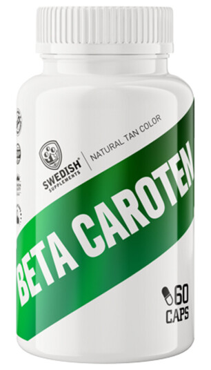 Swedish Supplements - Betakaroten, 60cap 50 mg naturlig Betakaroten!