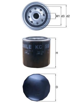 Drivstoffilter KNECHT KC 59