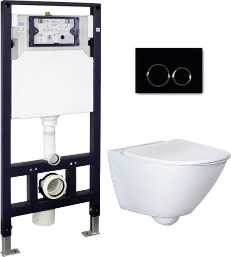 Bathlife Spola Vegghengt Toalett Inkl Sisterne Bathlife Spola Vegghengt Toalett Inkl Sisterne