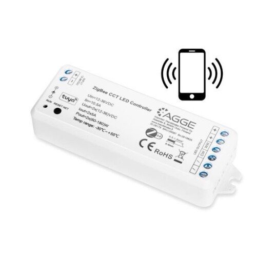 Driver til LED stripe AGGE CCT Colour Zigbee Controller Kun driver