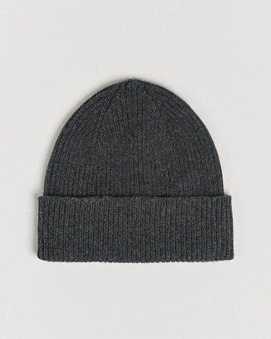 Le Bonnet Lambswool/Caregora Beanie Graphite