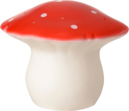 Heico Svamp barnelampe rød Ø26x20 cm