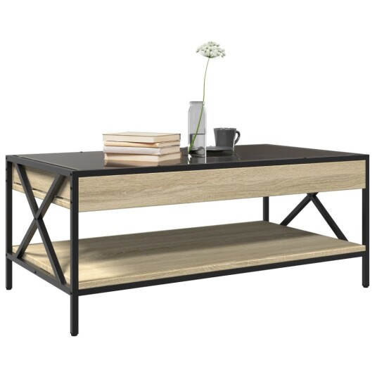 Salongbord med Infinity LED sonoma eik 90x50x38 cm 847708