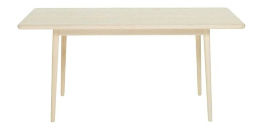 Stolab Miss Holly bord 175 x 82 + 1 ilegg 50 cm Bjørk lys mattlakkert