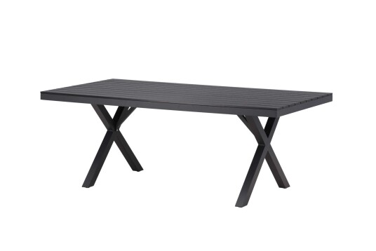 Venture Design Garcia spisebord Svart 200 x 100 cm Svart
