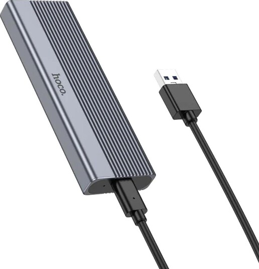 HOCO HB47 SSD-kabinett M.2 SATA USB-C opptil 4TB metallgrå