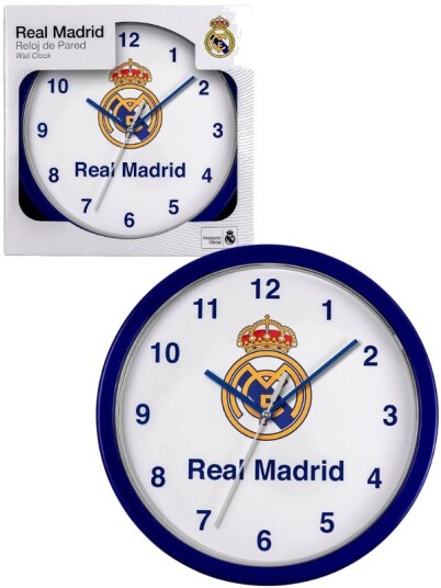Real Madrid Fc Veggklokke 25cm