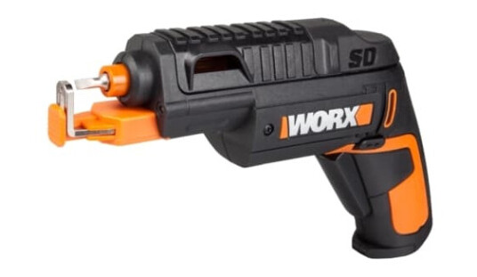 WORX WX255 Elektrisk skrutrekker Pistolhåndtak 1/4" Sort Oransje 230 RPM Batteri