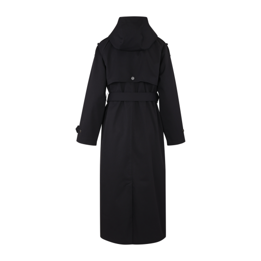Fadoua Trench coat Black L Technical long trench coat