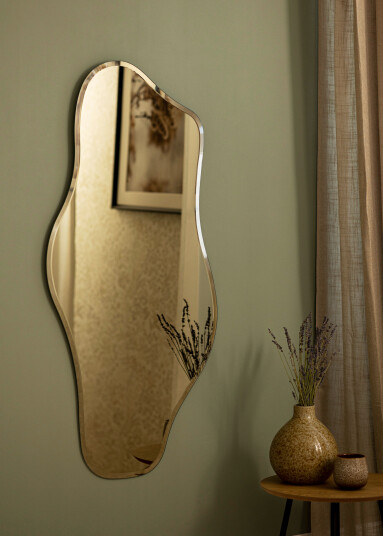 Incado Speil Wave Gold 55x110 Cm Incado Speil Wave Gold 55x110 Cm