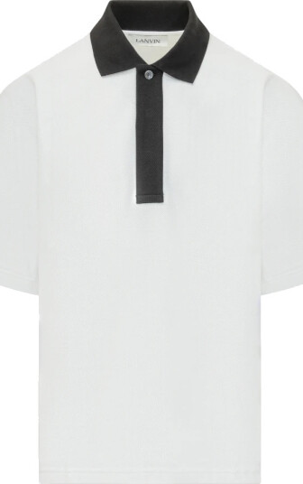 Lanvin Herre Topper Hvit L, Lanvin Herre Topper Hvit L,