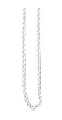 Design Letters Necklace Chain 60 cm Silver