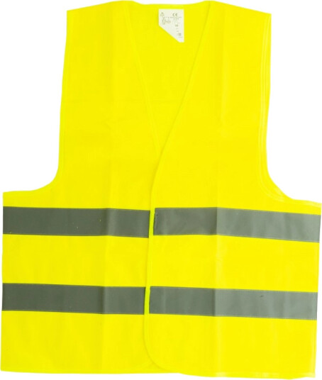 Refleksvest Universal Gul Sikkerhetsvest 58x68CM