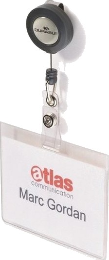 Durable Id Kort Med Trekkemekanisme 1 Stk