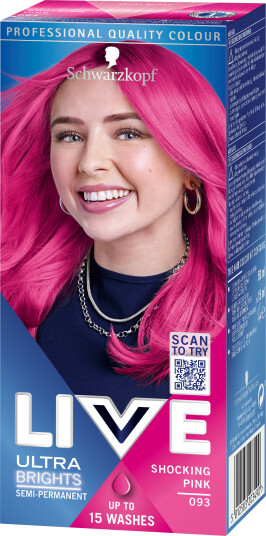 Schwarzkopf Professional Live Ultra Brights 93 Shocking Pink Schwarzkopf Professional Live Ultra Brights 93 Shocking Pink