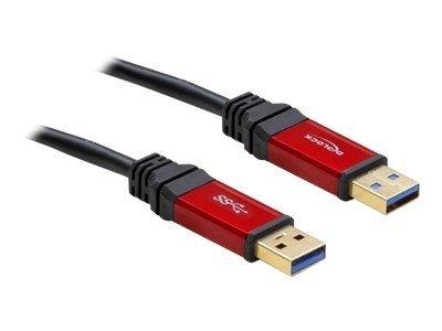 Delock Premium - USB-kabel - USB-type A til USB-type A - 1 m