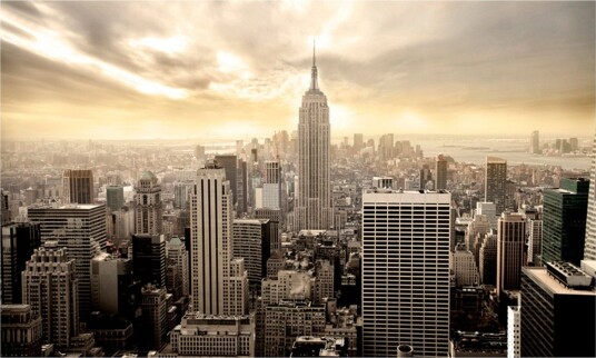 Fototapet New York Manhattan Morgengry 450x270 - Artgeist sp. z o. o.