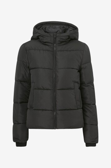 pieces Jakke pcBee New Short Puffer Jacket BC Svart pieces Jakke pcBee New Short Puffer Jacket BC Svart