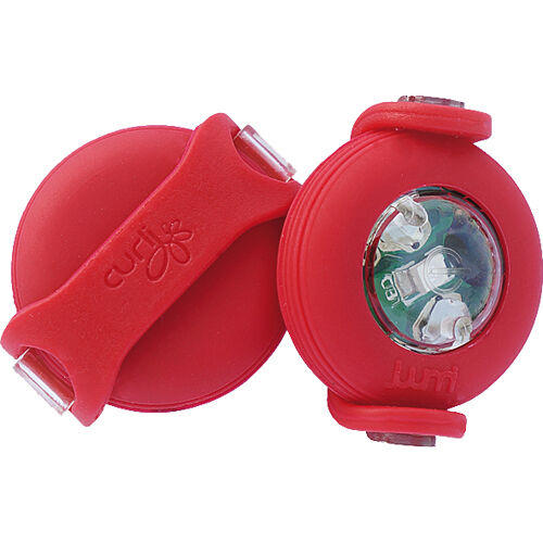 Curli Luumi LED Safety Lights 2-pack Rød til Hund