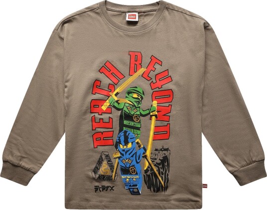 Lego Wear Lwtaj 608   T Shirt L/S.   LIGHT BROWN   152