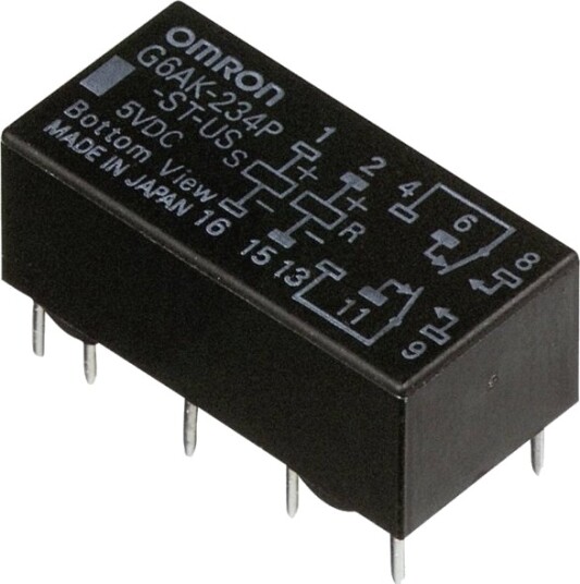 Omron G6ak 274P St Us Printrelé 24 V/Dc 2 A 2 X Bryter