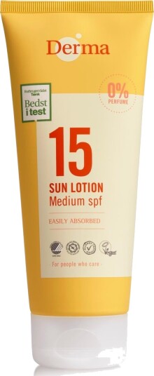 Derma Solkrem SPF 15 200 ml for Barn og Voksne Derma Solkrem SPF 15 200 ml for Barn og Voksne