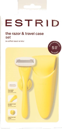 Estrid Razor & Case Set Butter Estrid Razor & Case Set Butter
