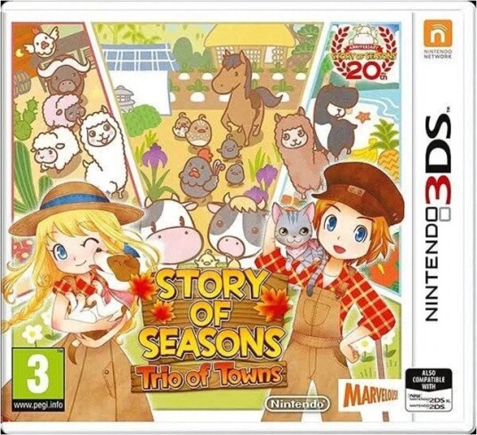 Story of Seasons: Trio of Towns Nintendo 3DS Spill Story of Seasons: Trio of Towns Nintendo 3DS Spill