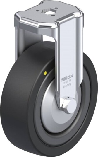 Blickle 357053 Bkra-Vpa 101K-El-Fa Fast Hjul, Hjuldiameter 100 Mm, Bæreevne Maks. 80 Kg 1 Stk