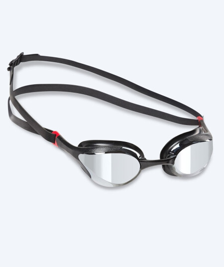 Watery Elite svømmebriller Murphy Mirror Svart/sølv Konkurranse / trening svømmebriller Watery Elite svømmebriller Murphy Mirror Svart/sølv Konkurranse / trening svømmebriller