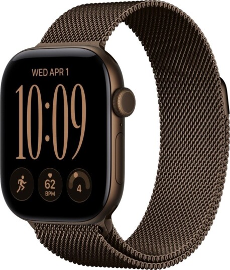 Apple Watch Series 12 42mm GPS (mørk bronse aluminium/mørk bronse Milanese Loop) Apple Watch Series 12 42mm GPS (mørk bronse aluminium/mørk bronse Milanese Loop)