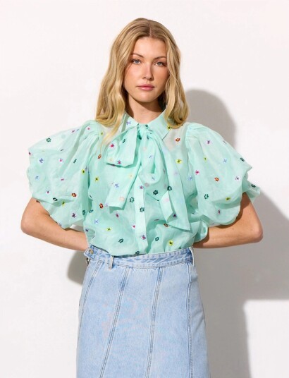 Hunkøn Lucia Shirt Green XS