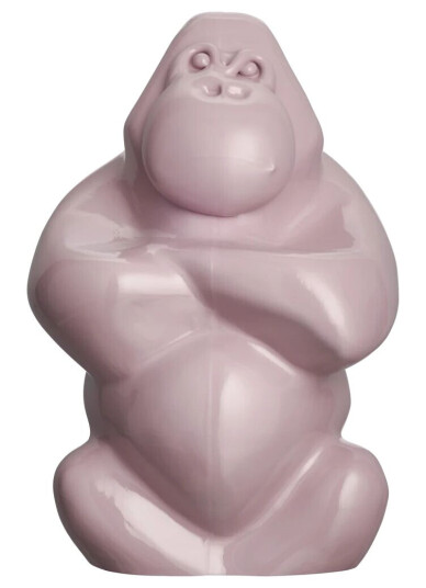 Kosta Boda Gabba Gabba Hey skulptur 305 mm Pudderrosa