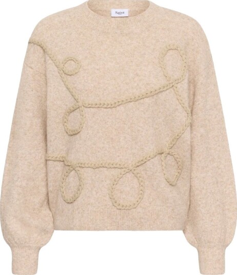 Saint Tropez Genser TitiaSZ Pullover Hvit
