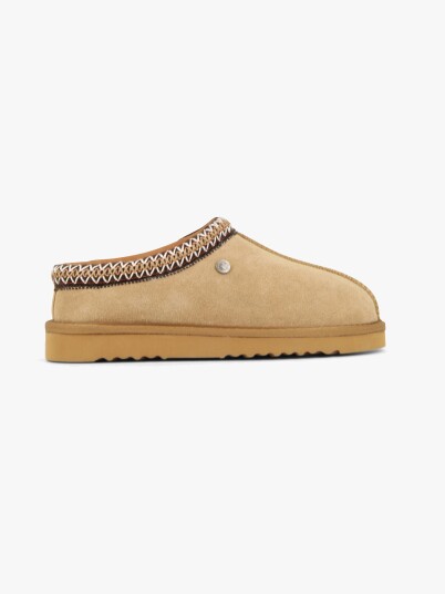 Mjúka Yrsa Fôrede Slip in Tøfler Chestnut 28