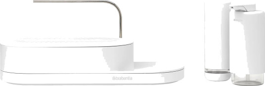 Brabantia SinkStyle oppvaskorganiserer sett 3 deler Mineral Fresh White