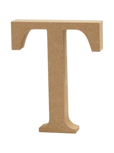 Creativ Company Letter T MDF 13cm 1pc. Creativ Company Letter T MDF 13cm 1pc.