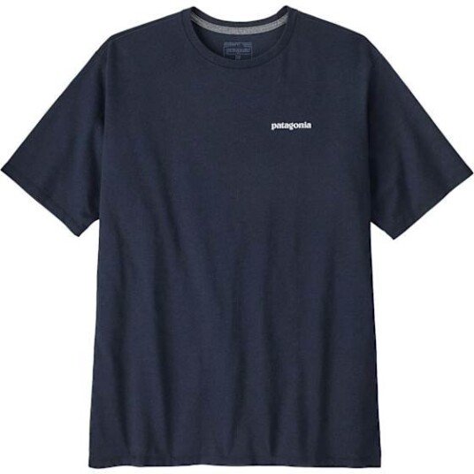 Patagonia P-6 Logo T-skjorte Herre Marineblå S