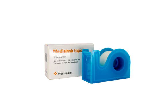 Medisinsk Tape Pharmafiks Med Dispenser 2,5cmx9m