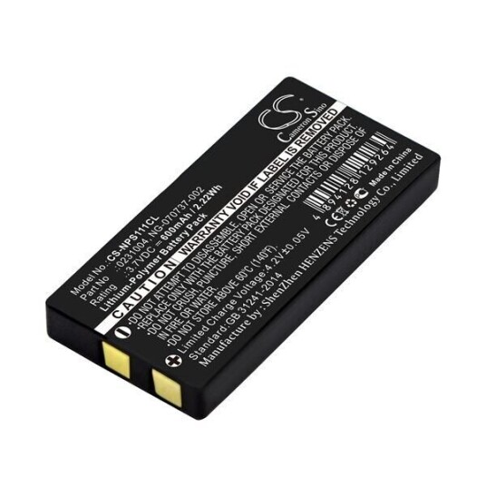 NEC PS111 batteri (600 mAh 3.7 V, Sort) NEC PS111 batteri (600 mAh 3.7 V, Sort)