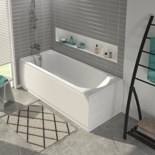 Celeste Brescia Frontpanel Til Badekar Høyre Celeste Brescia Frontpanel Til Badekar Høyre