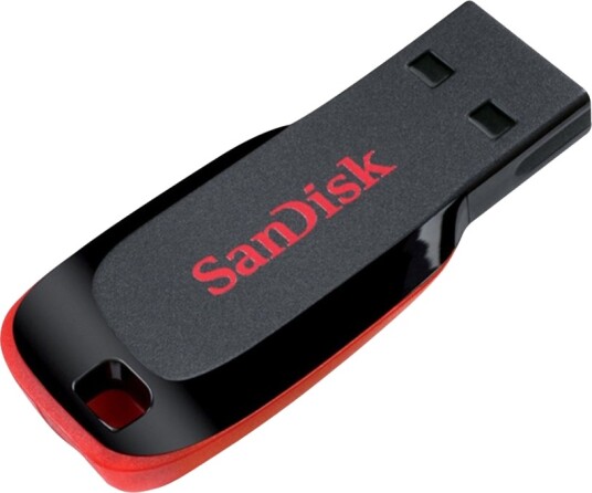 Sandisk Cruzer Blade Usb-Flashstasjon 16 Gb Usb 2.0 Elektrisk Blå