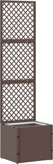 vidaXL Plantekassed Brun 35 x 30 x 135 cm Metall